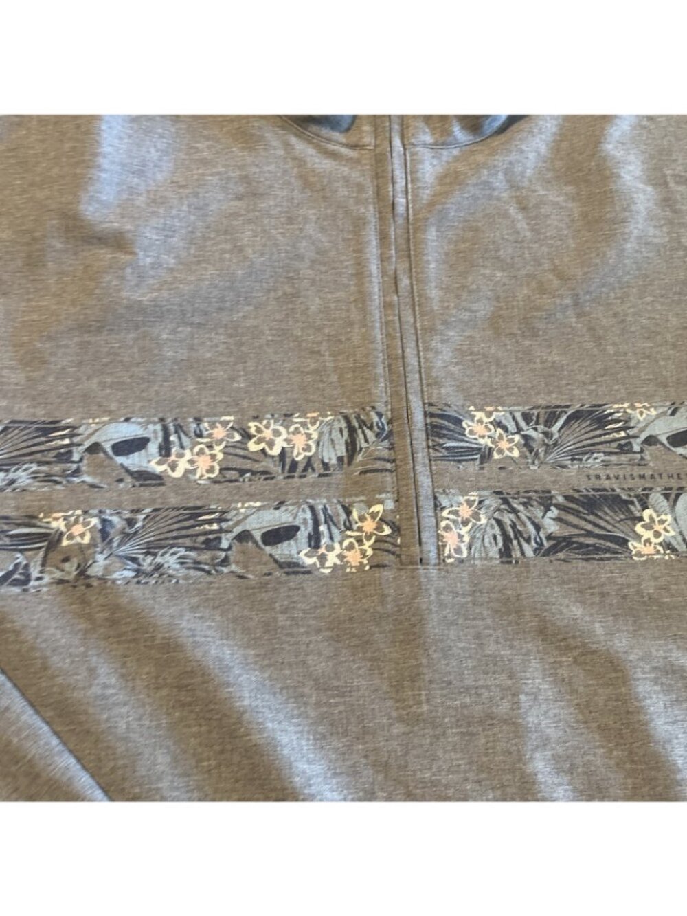 Travis Matthew Move Mountains Jacket Men's 1/4 Zip Gray Size XL - Picture 2 of 12